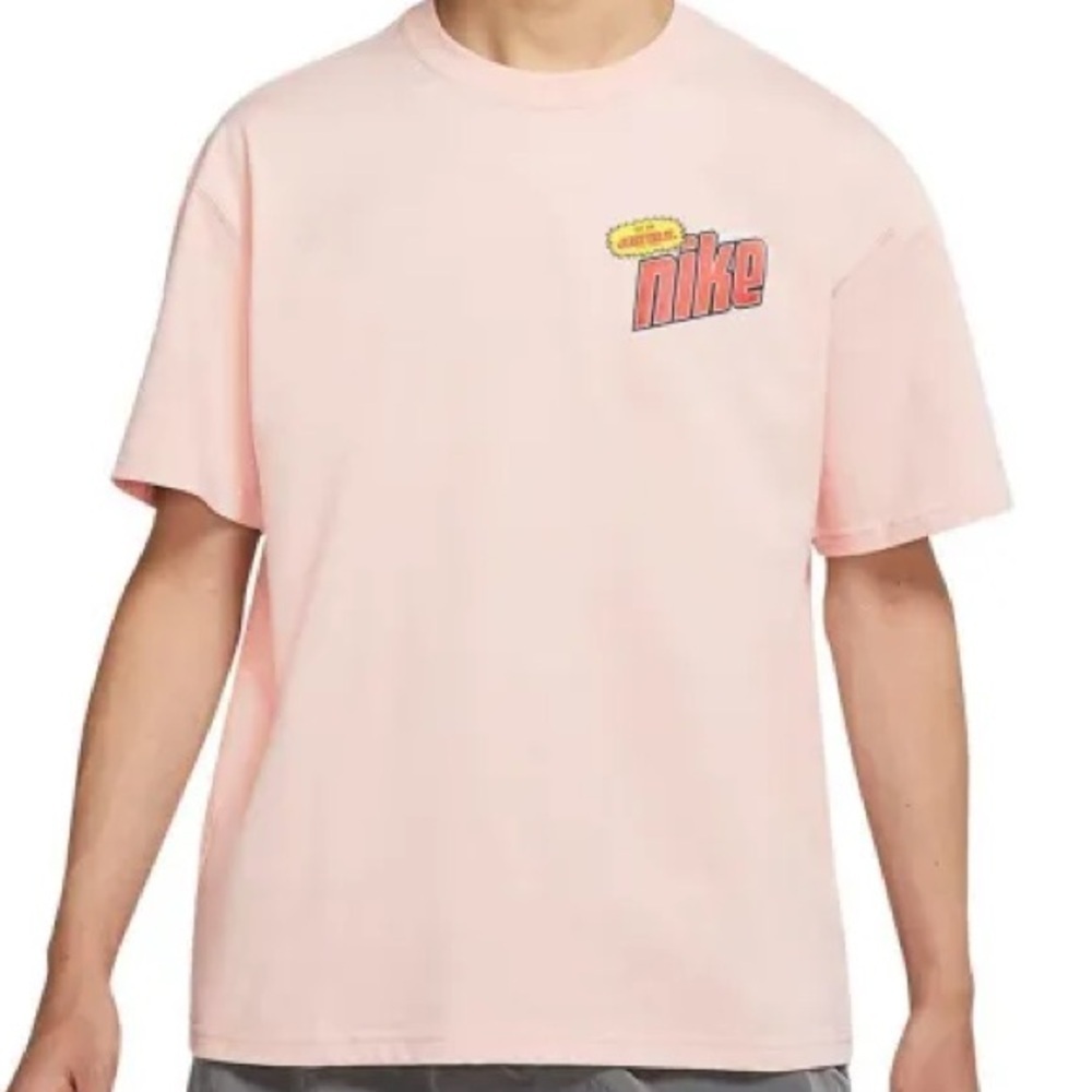 Nike - Men's - Loose Fit - Pink T-Shirt - Size Large - Picture 6 of 6